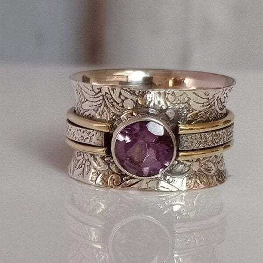 Anello da meditazione in cristallo bohemien
