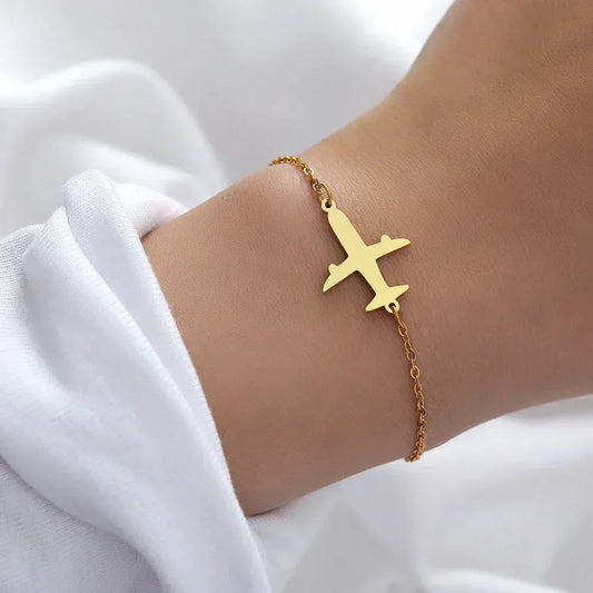 Bracciale Aeroplano Dorato