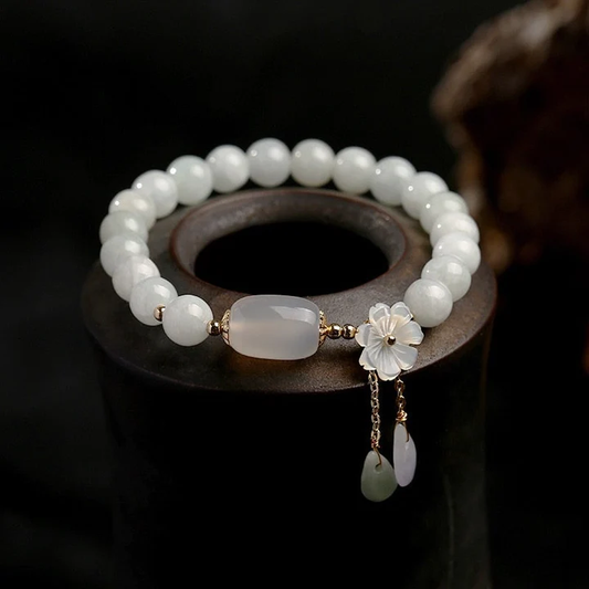 Bracciale di Acquamarina con Perle